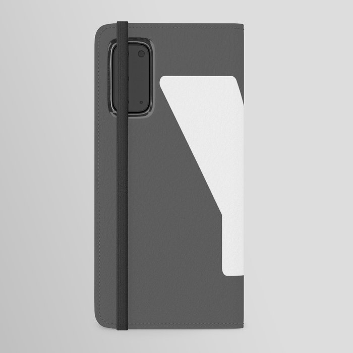 Y (White & Grey Letter) Android Wallet Case