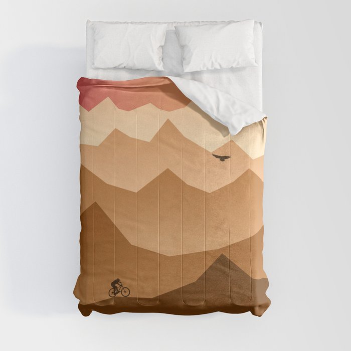 Mountain Biker Comforter