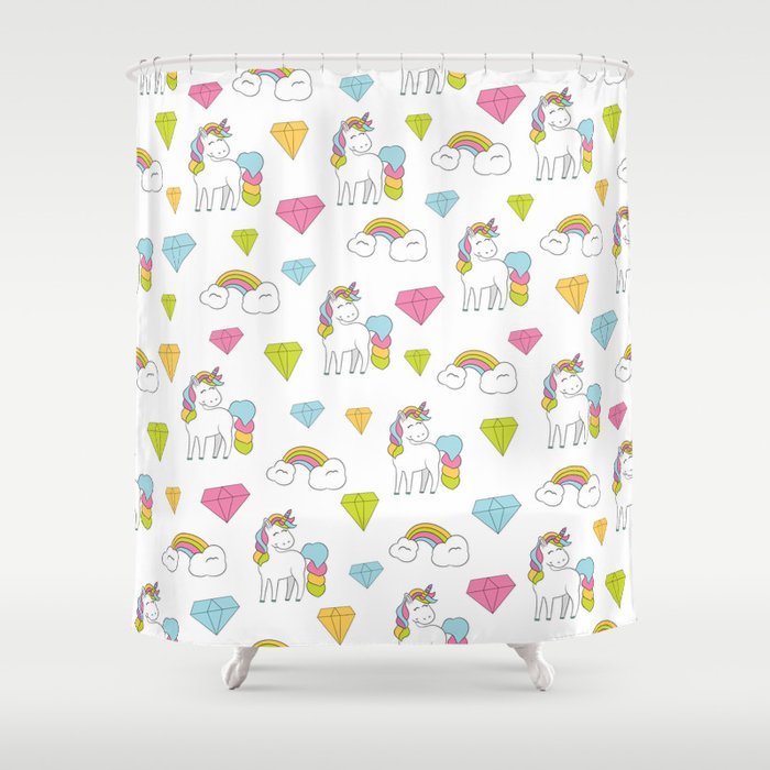 Cute unicorns Shower Curtain