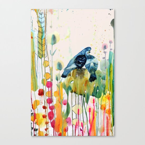 avec toi Canvas Print