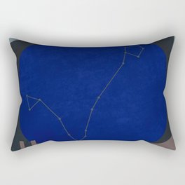 PISCES (MID-CENTURY GEOMETRIC ART) Rectangular Pillow