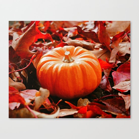 Samhain pumpkin Canvas Print