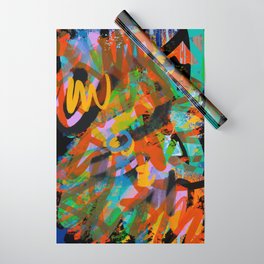 Graffiti Abstract Pattern Art Street Culture  Decoration by Emmanuel Signorino Wrapping Paper