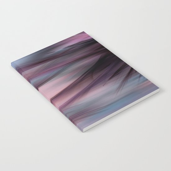 Soft Hazy Mauve Abstract Notebook