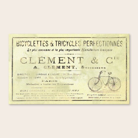 Bicyclette Canvas Print