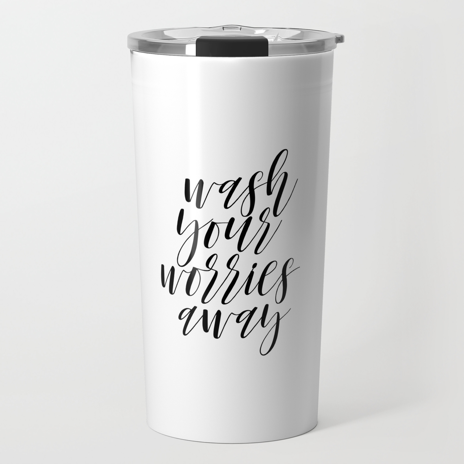 Wash Your Worries Away Bathroom Wall Decor Printable Quotes