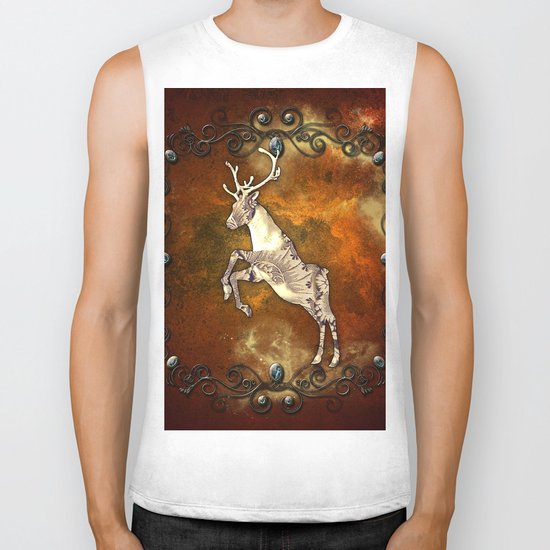 Reindeer Biker Tank