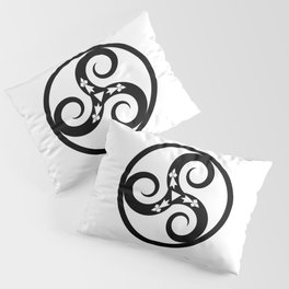 Old Celtic Symbol representing earth, fire, air and water. Pillow Sham