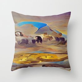 Cryptocurrency Culture Throw Pillow