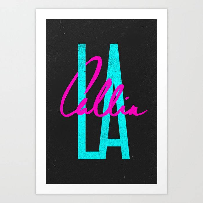 Discover the motif L.A. CALLIN' by Robert Farkas as a print at TOPPOSTER