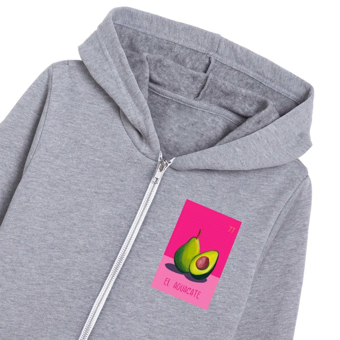 77 El Aguacate The Avocado Kids Zip Hoodie