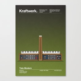 Kraftwerk at the Tate Modern Canvas Print