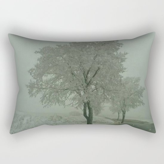 Winter Landscape - Austria Rectangular Pillow