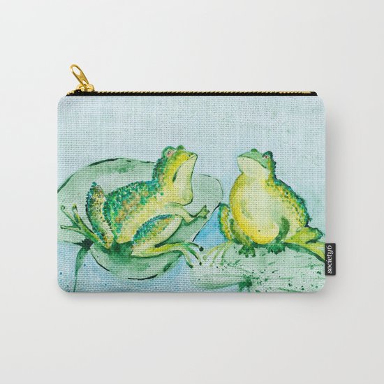 Frogs Carry-All Pouch
