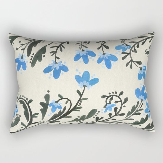 Flowers Rectangular Pillow
