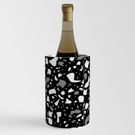 terrazzo_white black on gray Wine Chiller
