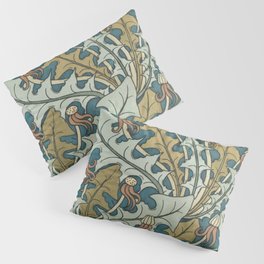 Art Nouveau Dandelion Pattern Pillow Sham