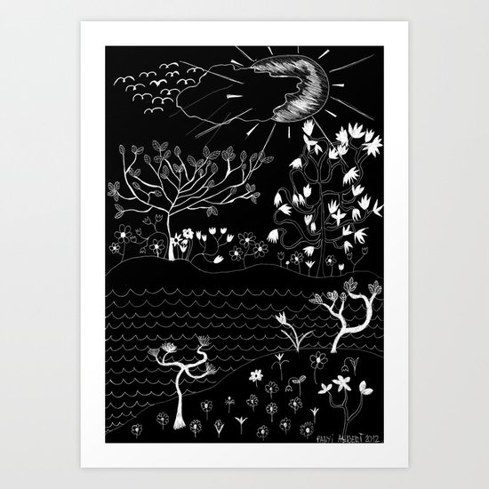 Perfect Imperfection (Inverted version) Art Print