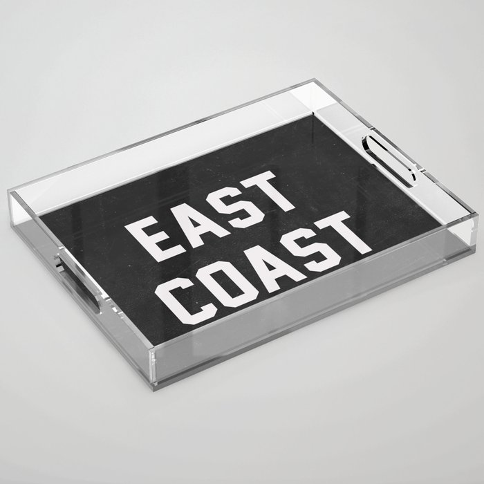East Coast - black Acrylic Tray