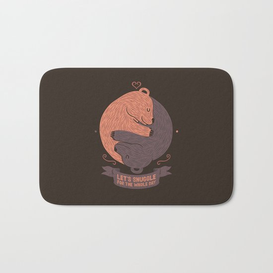 Let's Snuggle For The Holy Day Bath Mat