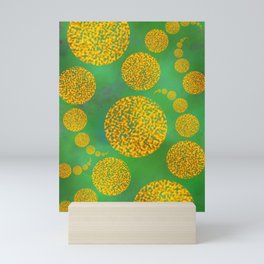 Organic circles Mini Art Print