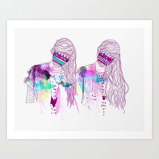 ▲GIRLS▲ Art Print