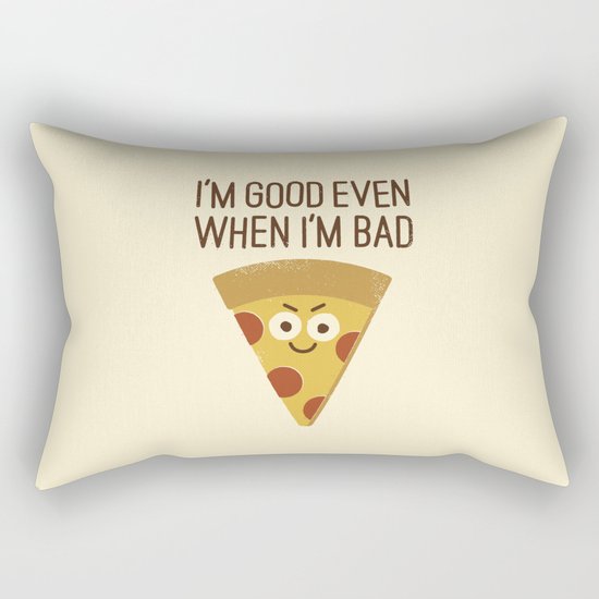 Mozzarelativity Rectangular Pillow