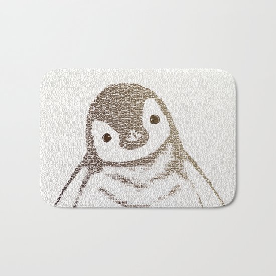 The Little Intellectual Penguin Bath Mat