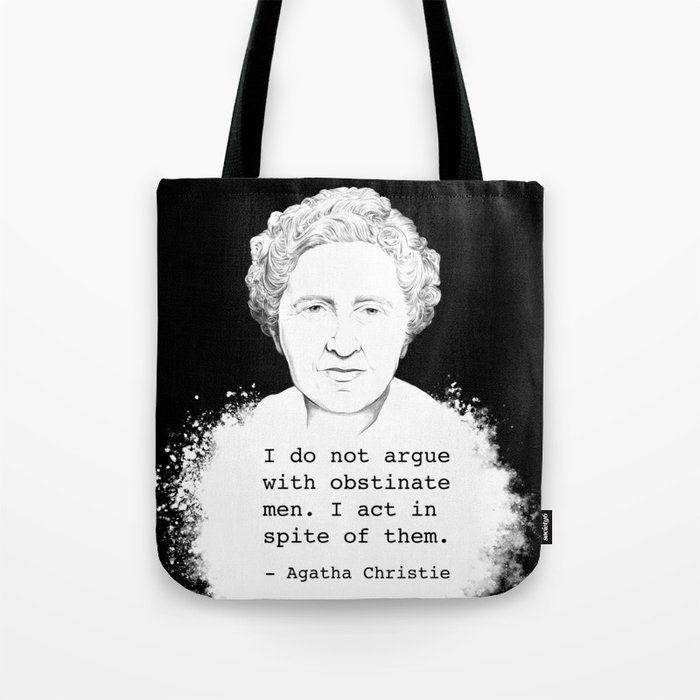 Agatha Christie - Queen of Crime Tote Bag
