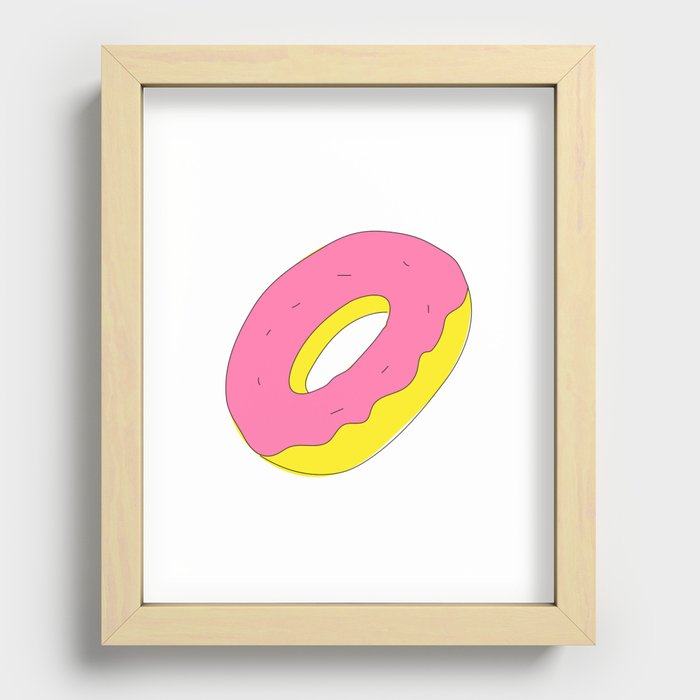 Donut Recessed Framed Print