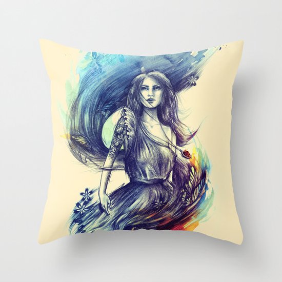 Tornado Throw Pillow