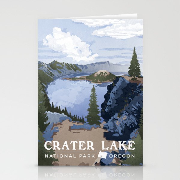 Crater Lake Stationery Cards