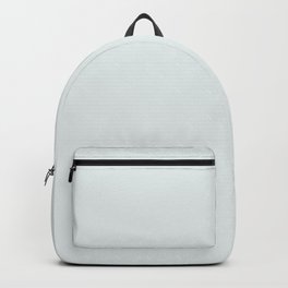 SNOWFLAKE WHITE solid color. Off-white neutral color plain pattern  Backpack