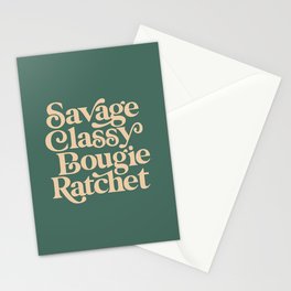 Savage Classy Bougie Ratchet Stationery Card