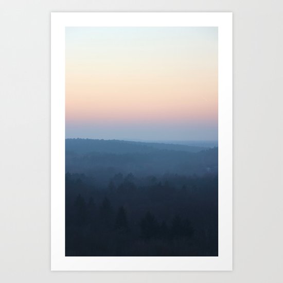 sky colours Art Print