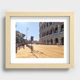 Morning in Rome Recessed Framed Print