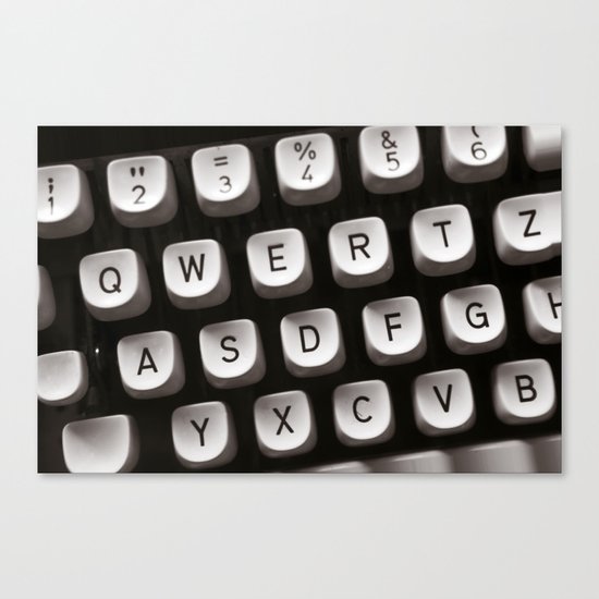 OLD TYPEWRITER Canvas Print