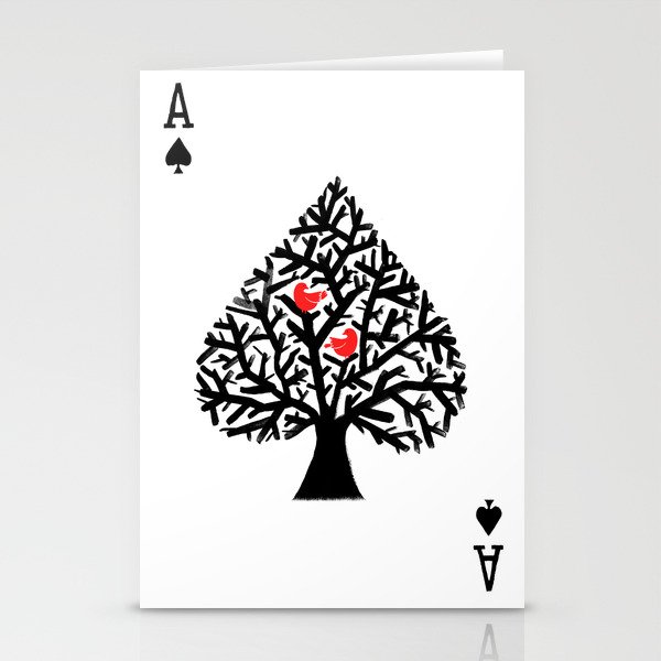 Ace of spade Stationery Cards
