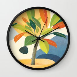 Colorful Branching Out 36 Wall Clock