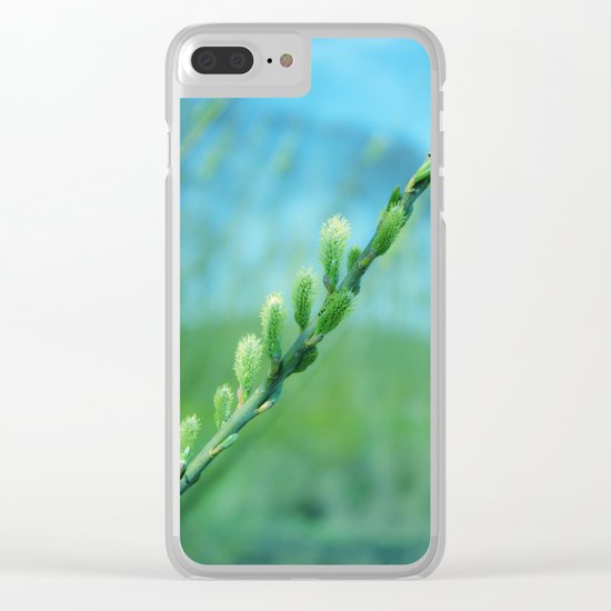 willow catkin Clear iPhone Case