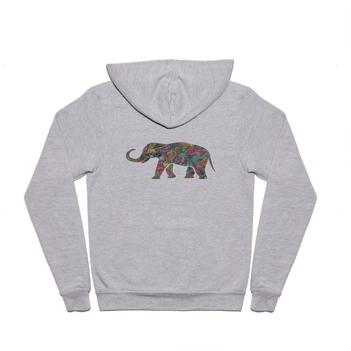 Animal Mosaic - The Elephant Hoody