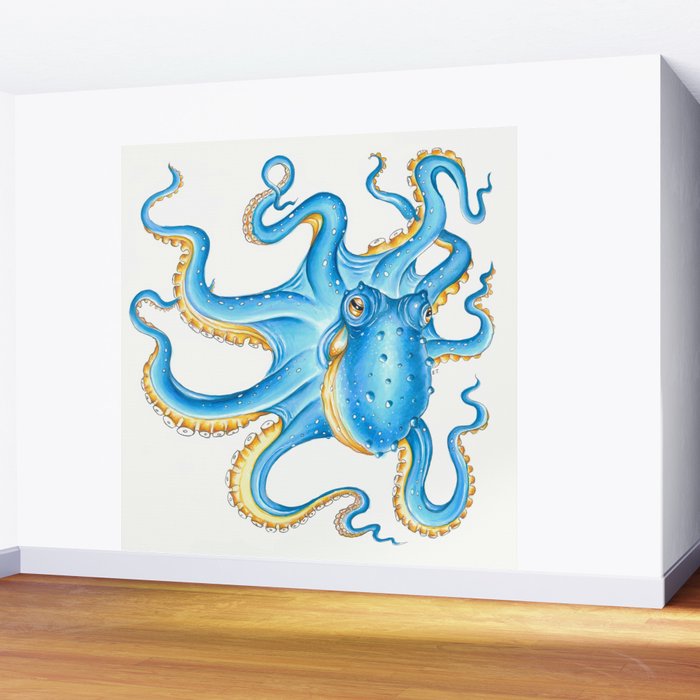 Blue Ink Spirits - Kraken Calamar géant abyssal' Tapis de souris