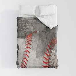 Baseball art vs 13 Duvet Cover