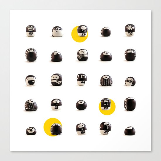 stoneheads 002 Canvas Print