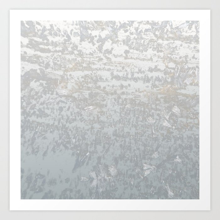 Ice Crystals Art Print