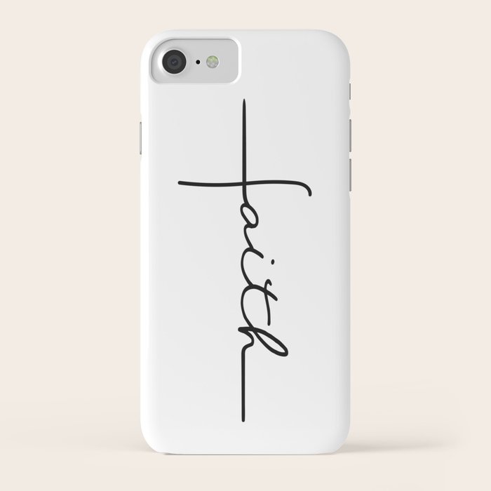faith cross iphone case