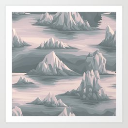 islands in the sea Art Print