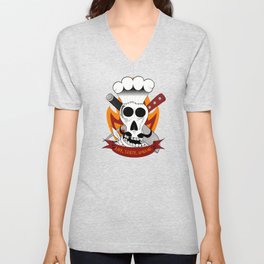 Chef For Life (Code Of Arms) V Neck T Shirt