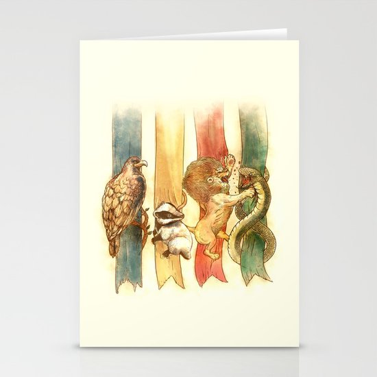 House Brawl Stationery Cards