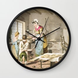 19th century in Yorkshire life Wall Clock